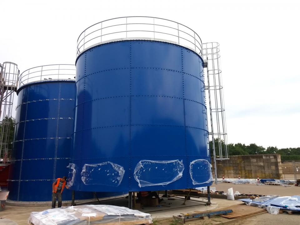 Set of tanks for WWTP in the Netherlands